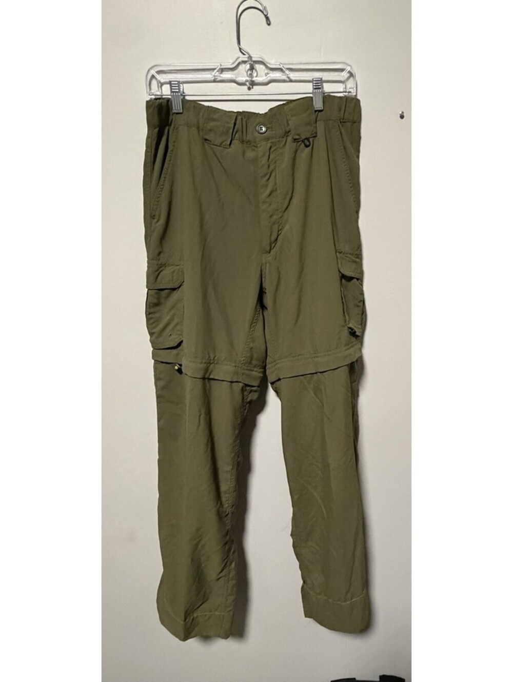 Boy Scouts of America Men Small Switchback Uniform Pants Olive Green Convertible